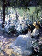 Frank Bramley Delicious Solitude France oil painting artist